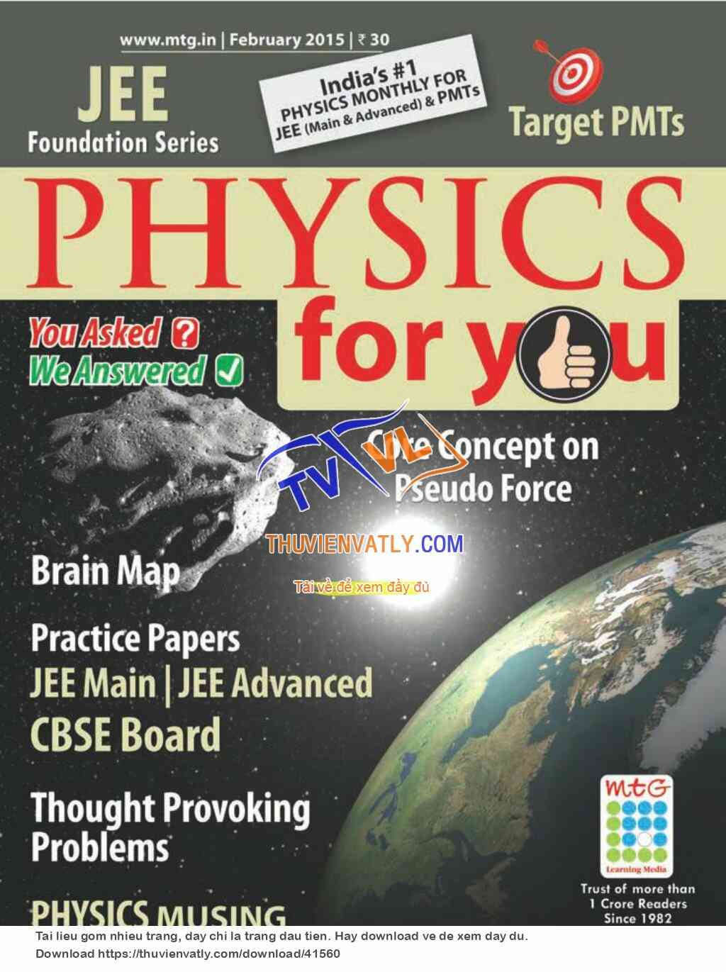 Physics for You - February 2015