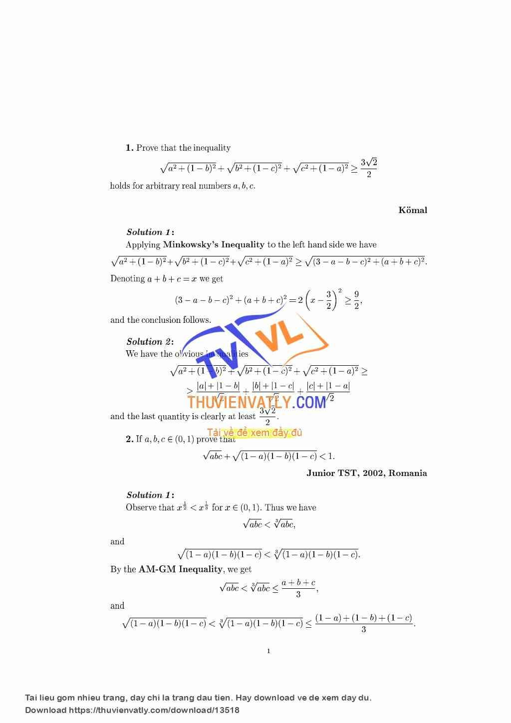 Titu-Inequality