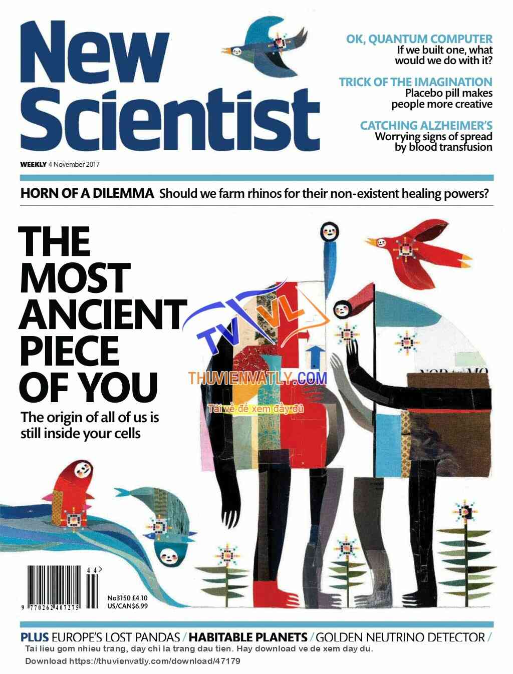 Tạp chí New Scientist 4 tháng 11/2017