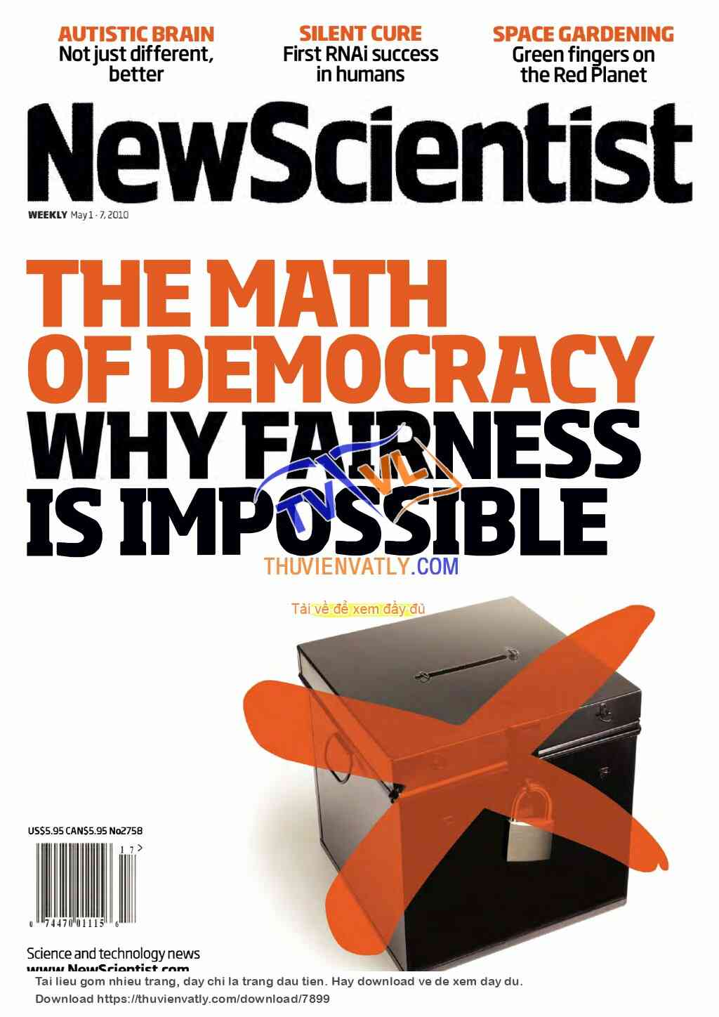 New Scientist Magazine - 1st May 2010