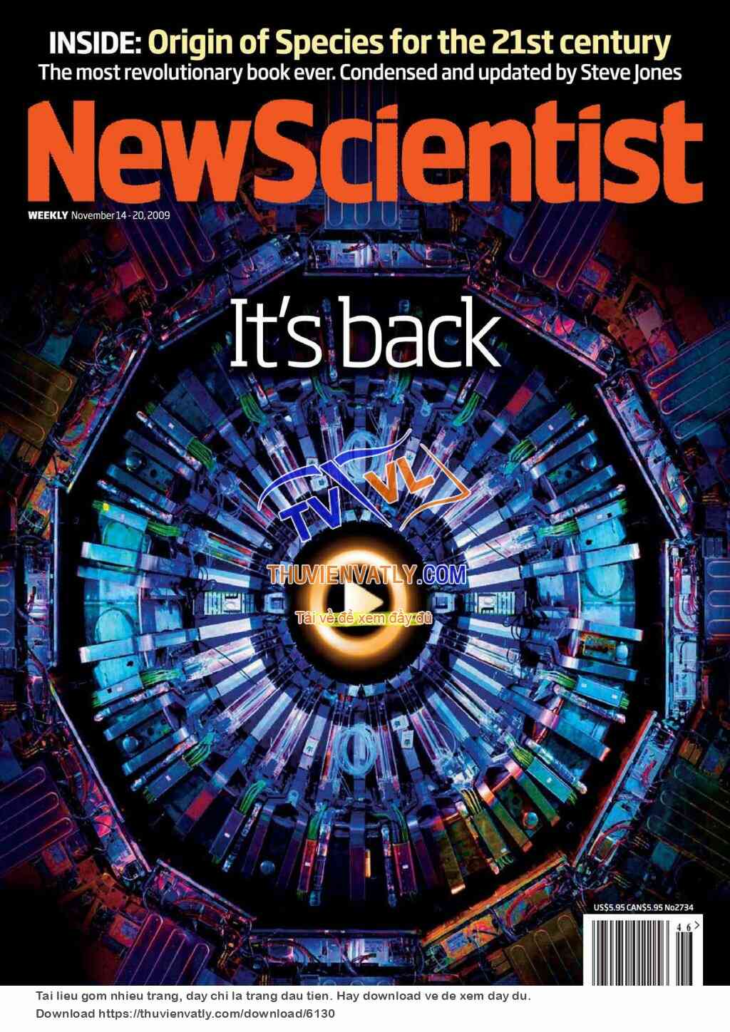New Scientist  - November 14th 2009