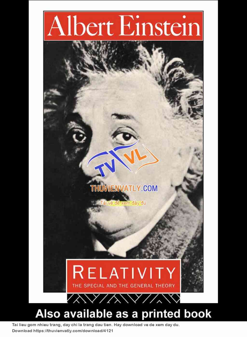 Relativity The Special and General Theory