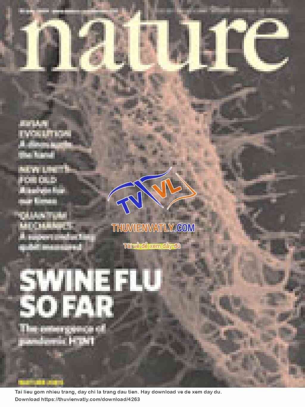 Nature Magazine - June 18 2009