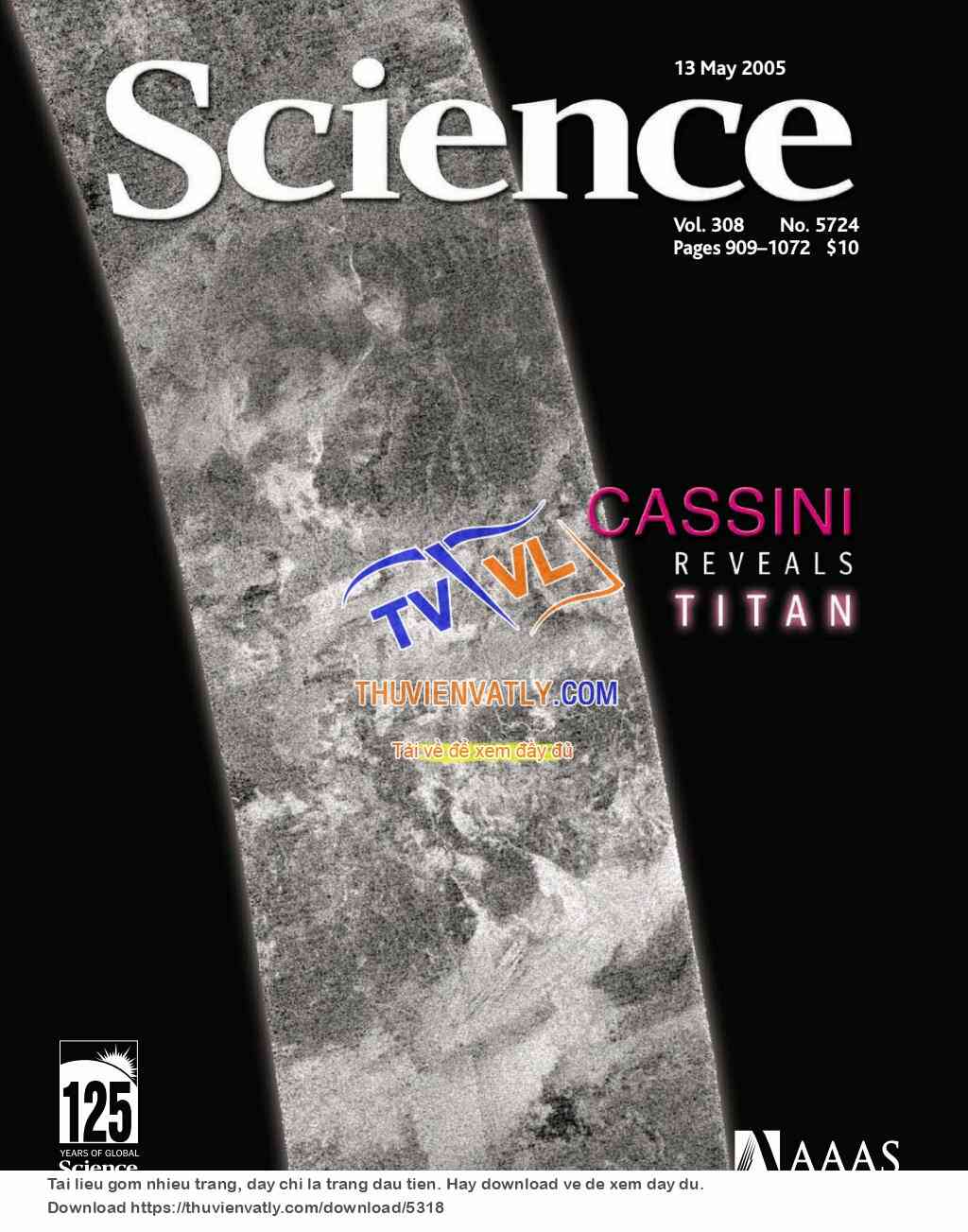 Science Magazine2005-05-13