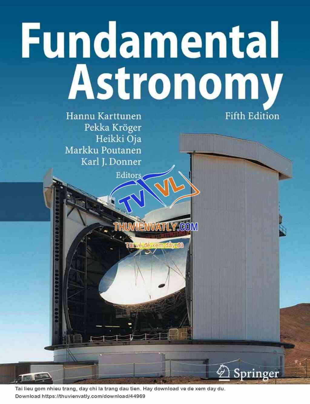 Fundamental Astronomy 5th ed - H. Karttunen