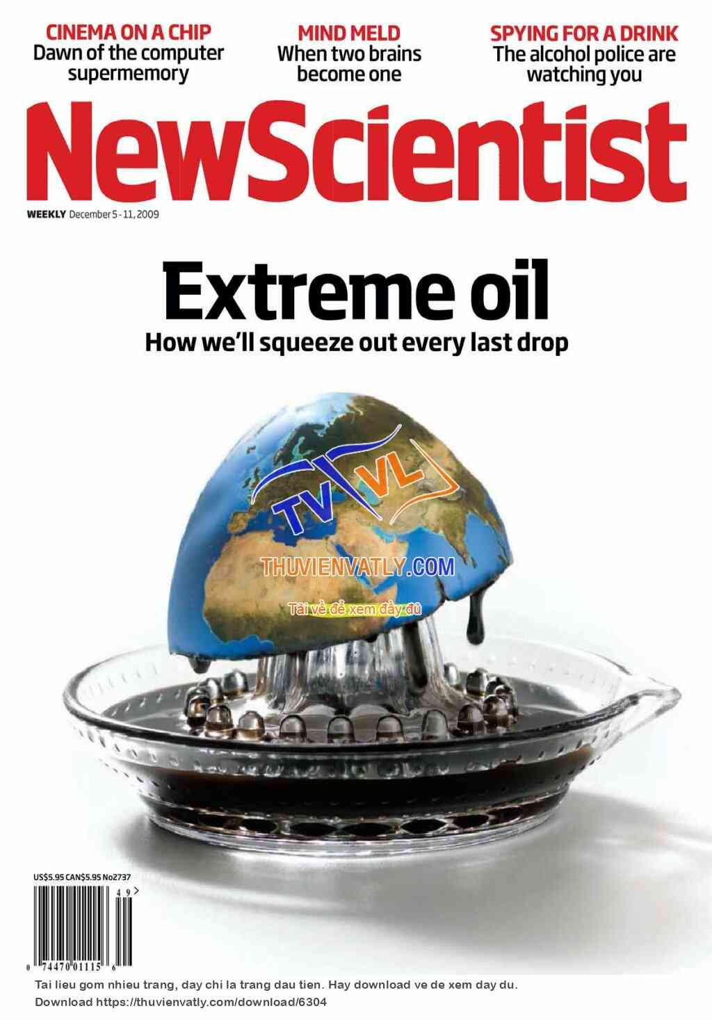 New Scientist Magazine 05 December 2009