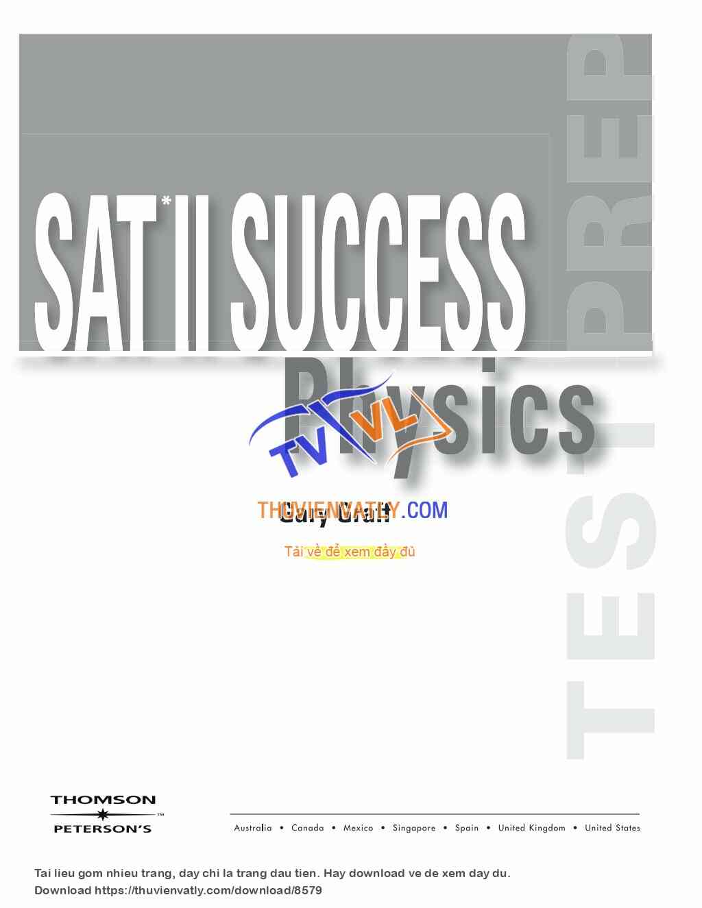 SAT II Physics (Gary Graff)