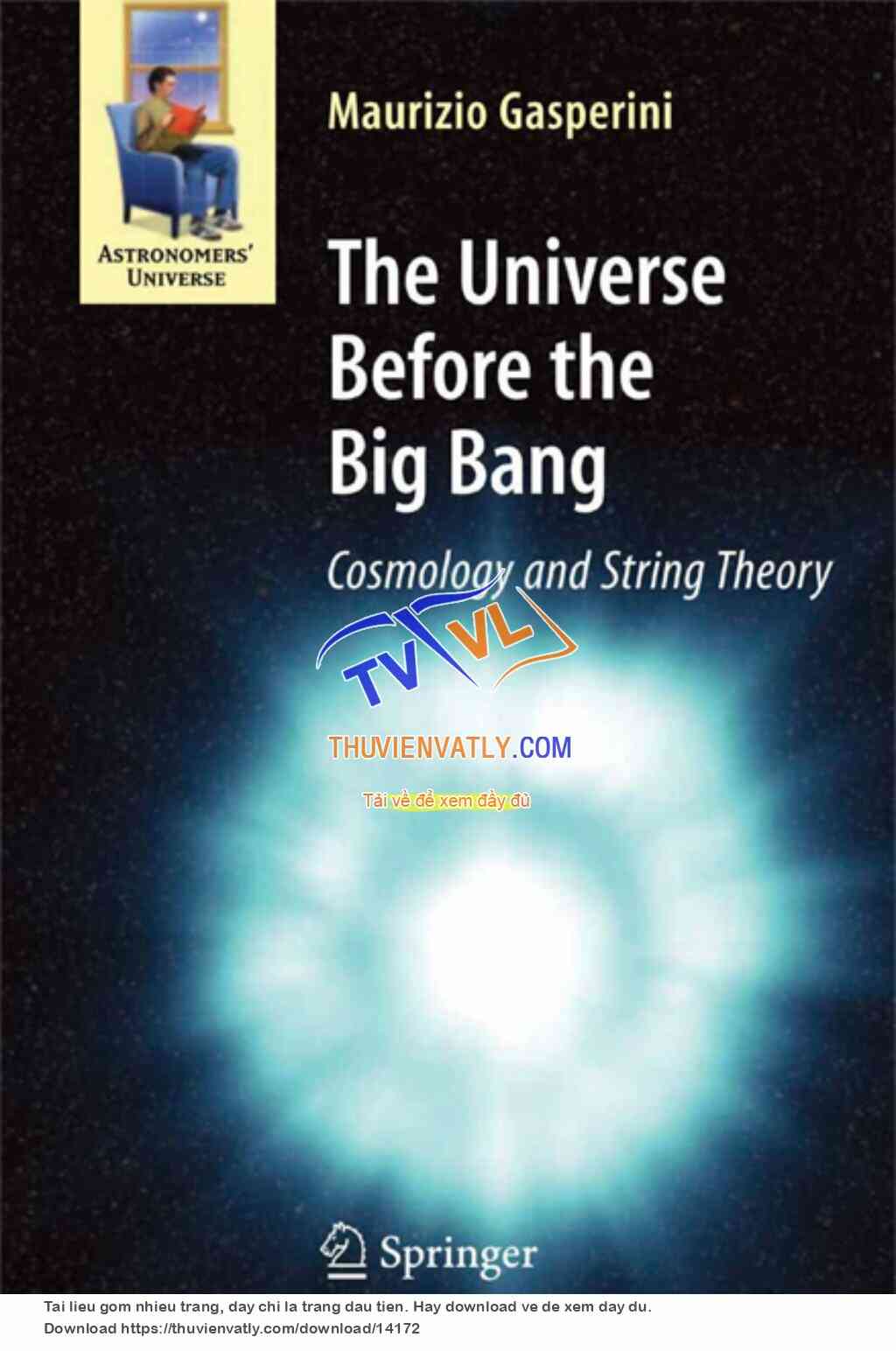  pdf Astronomy The Universe Before The Big Bang Cosmology And 