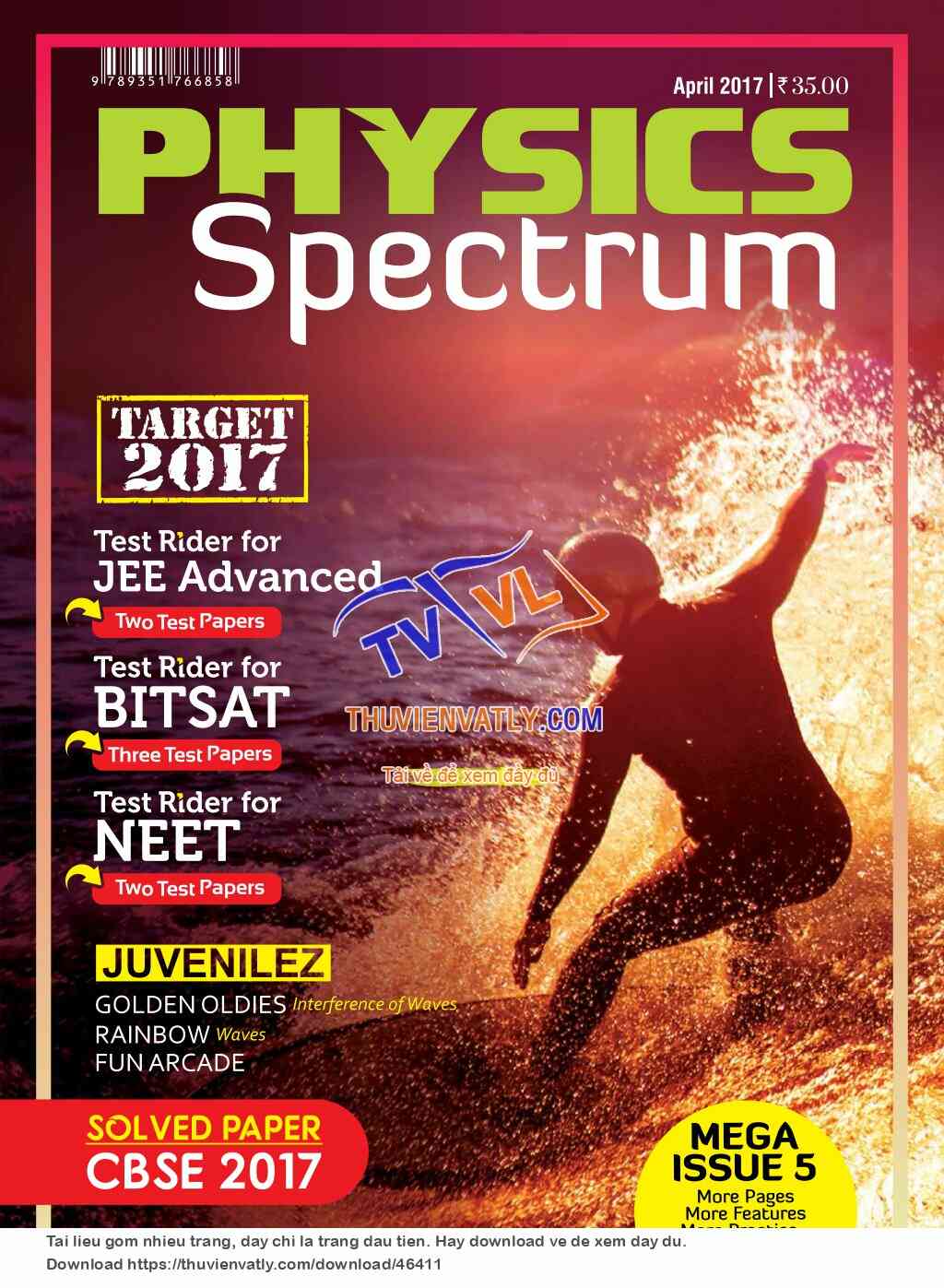Tạp chí Spectrum Physics tháng 4/2017