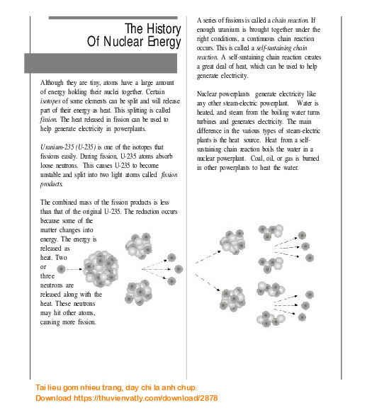 The History of Nuclear Energy
