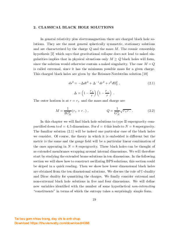 Black Holes in String Theory (Juan Maldacena)
