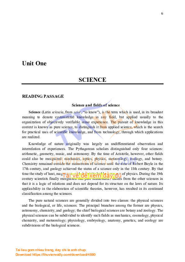English for students of Physics Vol 1