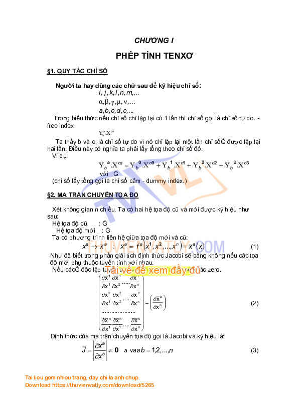 Giáo trình thuyết tương đối rộng - ĐHSP.TPHCM