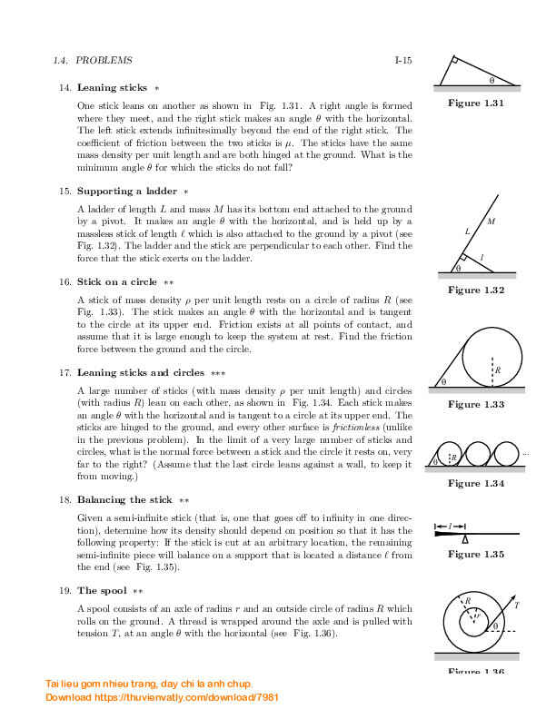 Introduction to Classcical Mechanics - Chapter 1