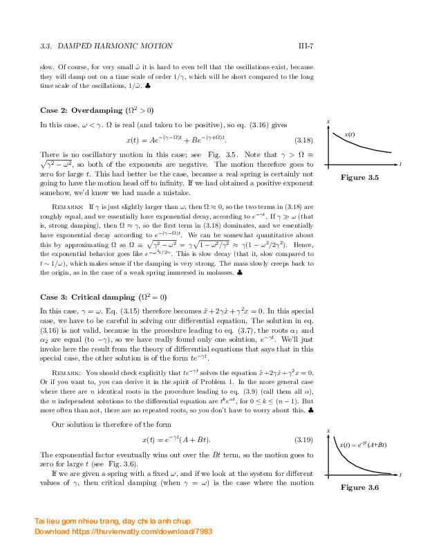 Introduction to Classcical Mechanics - Chapter 3