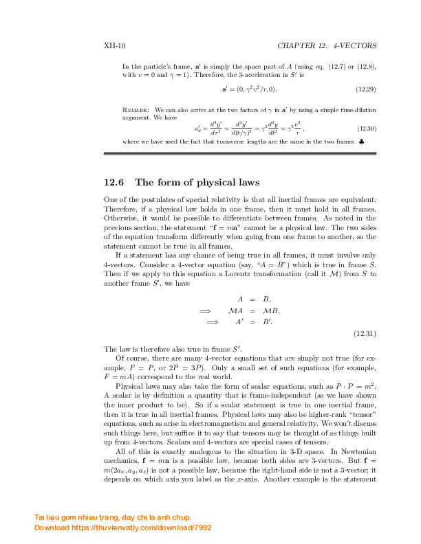 Introduction to Classcical Mechanics - Chapter 12