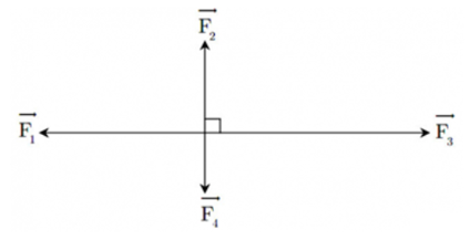 Hợp lực của 4 lực đồng quy như hình vẽ là:   

Biết F1=5N,F2=3N,F3=7N,F4=1N