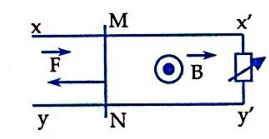 Biết MN trong hình vẽ câu hỏi 1 dài l=15cm  chuyển động với vận tốc 3m/s, cảm ứng từ B=0,5T, R=0,5Ω.  Tính cường độ dòng điện cảm ứng qua điện trở R: