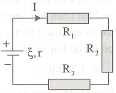 Cho mạch điện như hình vẽ, trong đó nguồn điện có suất điện động 12 V  (ảnh 1)