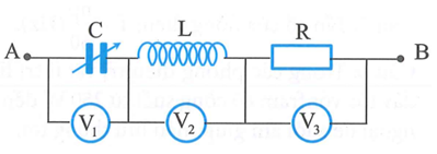Đặt một điện áp xoay chiều     u=1002cos100πt V (t tính bằng s) vào hai đầu đoạn mạch gồm điện trở 50Ω   , cuộn cảm thuần có độ tự cảm 12πH  và tụ điện