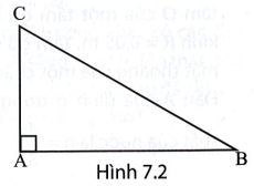 Một lăng kính có tiết diện thẳng là tam giác vuông như Hình 7.2. Biết góc ABC = 30°, góc chiết quang của lăng kính có giá trị bằng

A. 30°.

B. 90°.

C.