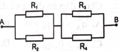 Trong mỗi ý a), b), c), d), ở mỗi câu, thí sinh chọn đúng hoặc sai.

Cho mạch điện như hình vẽ và các giá trị điện trở \({{\rm{R}}_1} = 2\Omega ,{{\rm{R}}_2}