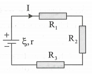 Cho mạch điện như hình vẽ, trong đó nguồn điện có suất điện động 12V và có điện trở trong rất nhỏ, có điện trở ở mạch ngoài là R1 = 3Ω, R2 = 4Ω và R3 =