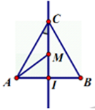 .

M cùng pha C, gần C nhất nên ta có:

   

TH1: AM = 8,1 cm (M nằm giữa C và I)

Xét  Ta có: MC = IC – MI = 1,059cm

TH2: AM = 9,9cm (C nằm giữa M và I)

Xét  Ta có: MC = IC – MI = 1,024cm.

Vậy khoảng cách cần tìm là 1,024cm