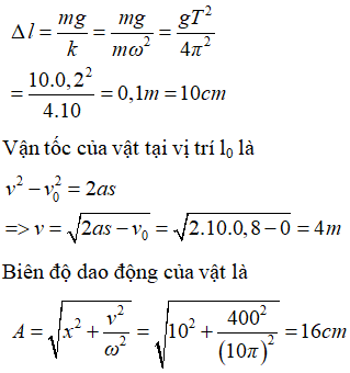 Độ biến dạng tại vị trí cân bằng của dây là

Chia dao động của vật làm 3 giai đoạn được biểu diễn như hình vẽ