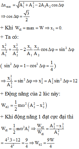  

+ Khoảng cách lớn nhất

=> .

 