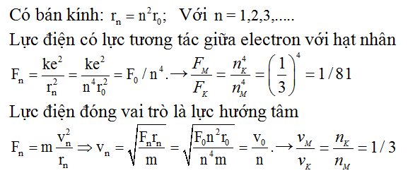 /span>

Electron quay xung quanh hạt nhân trên quỹ đạo dừng

 