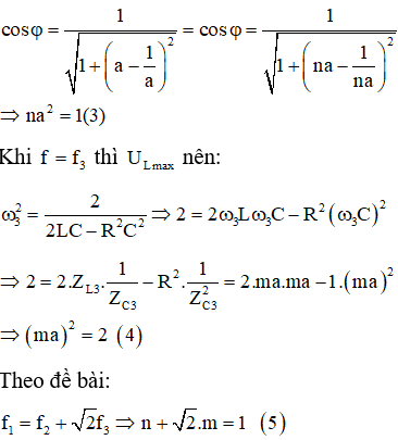 Theo đề bài: 

Chuẩn hóa: R=1 và đặt các thông số như sau:

Từ (1) và (2) ta có:

Giải hệ (3) + (4) + (5) ta được: 

 Thay a vào biểu thức: