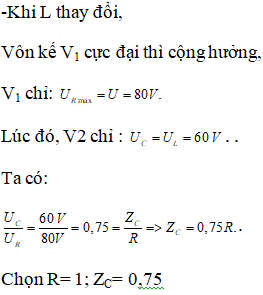 Đặt điện áp xoay chiều có giá trị hiệu dụng và tần số không đổi (ảnh 2)