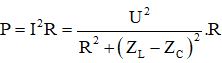 Công suất tỏa nhiệt trên R là :