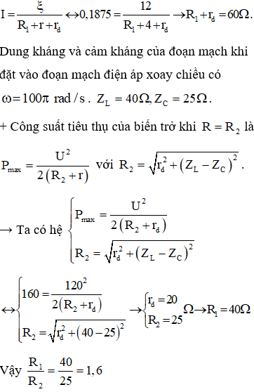 + Khi đặt vào hai đầu AM một điện áp không đổi