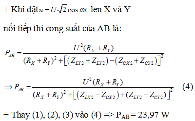 + Lúc đầu đặt u vào X hoặc Y thì

  =>