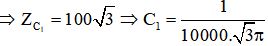 Khi f = 50 Hz :

 

f thay đổi Ur  không phụ thuộc vào R 

 