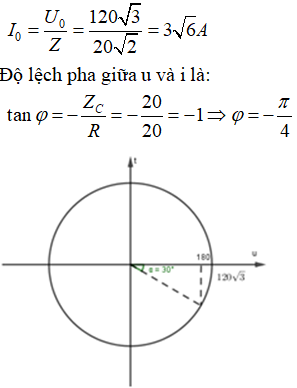 Một điện áp xoay chiều biến đổi theo thời gian theo hàm số cosin (ảnh 3)