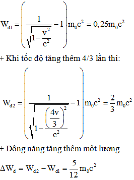 + Động năng lúc đầu:

=> .