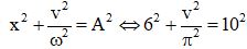 + Ta có  w  =  p  rad/s

®  v = 25,13 cm/s.