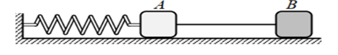 Trên mặt phẳng nằm ngang không ma sát, một lò xo nhẹ có độ cứng 40 N/m có một đầu gắn vào điểm cố định, đầu kia gắn vật nhỏ A khối lượng 0,1 kg. Vật A