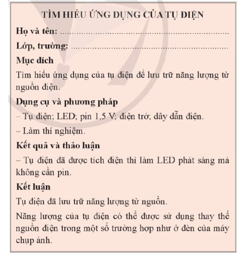 Tìm hiểu một số ứng dụng của tụ điện trong cuộc sống (ảnh 1)