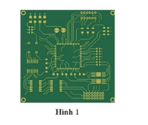 Bảng mạch in (Hình 1) được sử dụng để kết nối các linh kiện điện tử với nhau nhờ các đường dẫn điện bằng đồng được in sẵn trên một tấm vật liệu cách điện

Xét