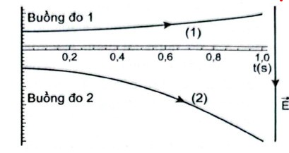 Câu 18.14 SBT Vật lí 11 trang 37.  Kết quả tán xạ của hạt electron q1=-1,6. 10-19 C   và positron q2=+1,6 . 10-19 C   trong máy gia tốc ở năng lượng cao