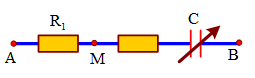 (Câu 36 đề thi THPT QG năm 2019 – Mã đề MH)  Đặt điện áp uAB = U0cosωt (U0, ω không đổi) vào hai đầu đoạn mạch AB như hình bên. Biết R1 = 3R2. Gọi Δφ là