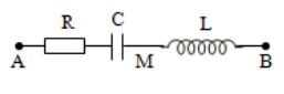 Cho đoạn mạch điện xoay chiều như hình vẽ, trong đó L là cuộn thuần cảm. Cho biết UAB = 50 V, UAM = 50 V, UMB = 60 V. Khi này điện áp UR có giá trị: