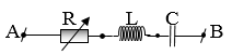 Cho đoạn mạch xoay chiều như hình vẽ

Biết L=1πH;C=10−34πF. Đặt vào hai đầu đoạn mạch một hiệu điện thế: UAB=752cos100πV. Công suất trên toàn mạch là P=45w.