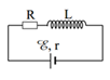 Cho mạch điện có sơ đồ như hình bên: L là một ống dây dẫn hình trụ dài 10 cm, gồm 1000 vòng dây, không có lõi, được đặt trong không khí; điện trở R; nguồn