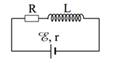 Cho mạch điện có sơ đồ như hình bên: L là một ống dây dẫn hình trụ dài 10 cm, gồm 1000 vòng dây, không có lõi, được đặt trong không khí; điện trở R; nguồn