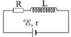 Cho mạch điện có sơ đồ như hình bên: L là một ống dây dẫn hình trụ dài 10cm, gồm 1000 vòng dây, không có lõi, được đặt trong không khí; điện trở R; nguồn